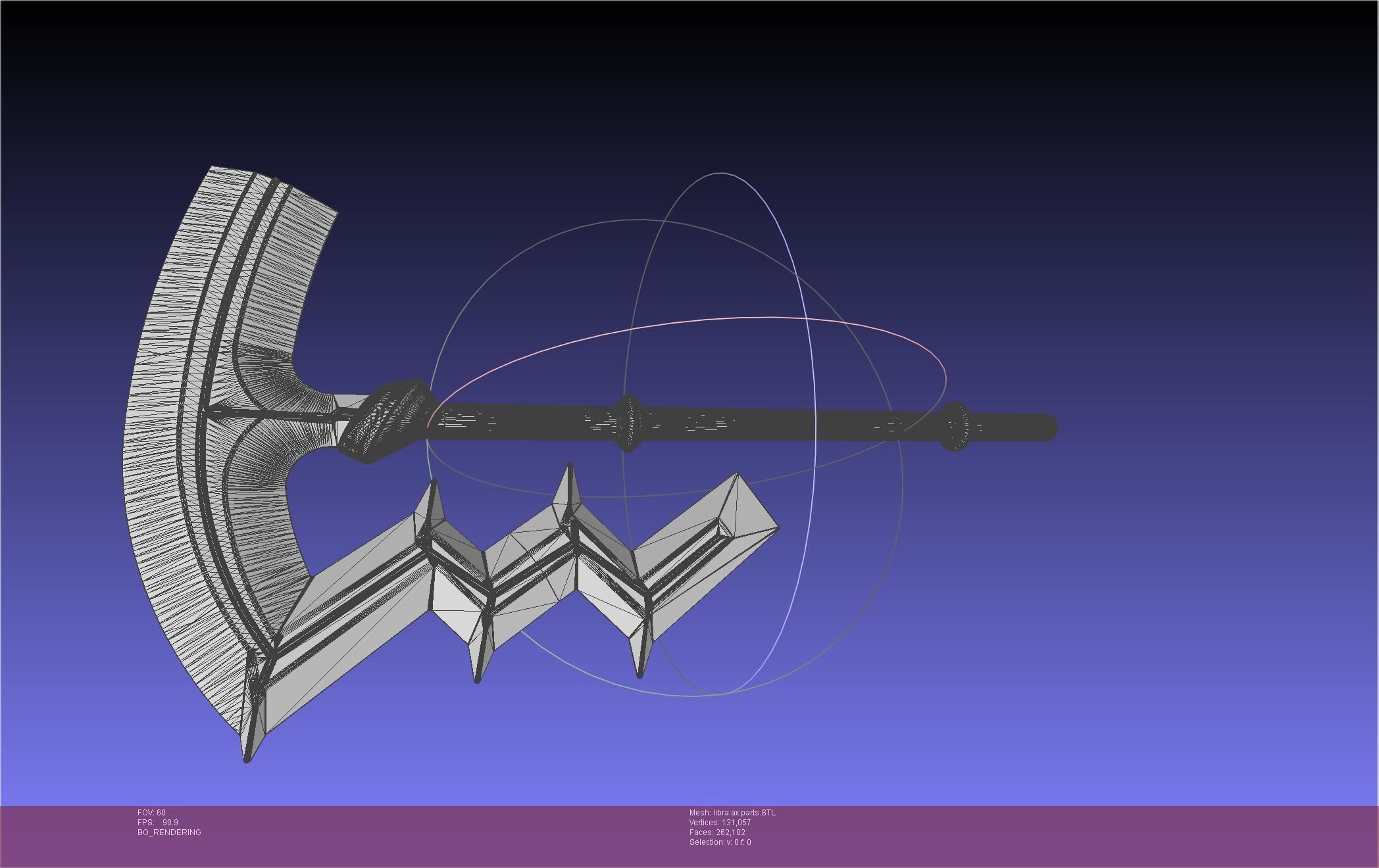 Fire Emblem Libra Axe 3D print model_56