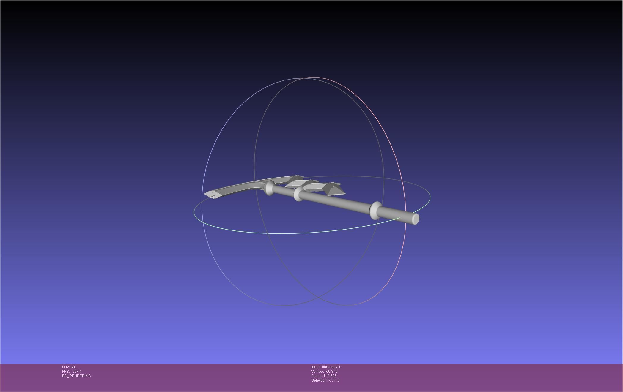 Fire Emblem Libra Axe 3D print model_23