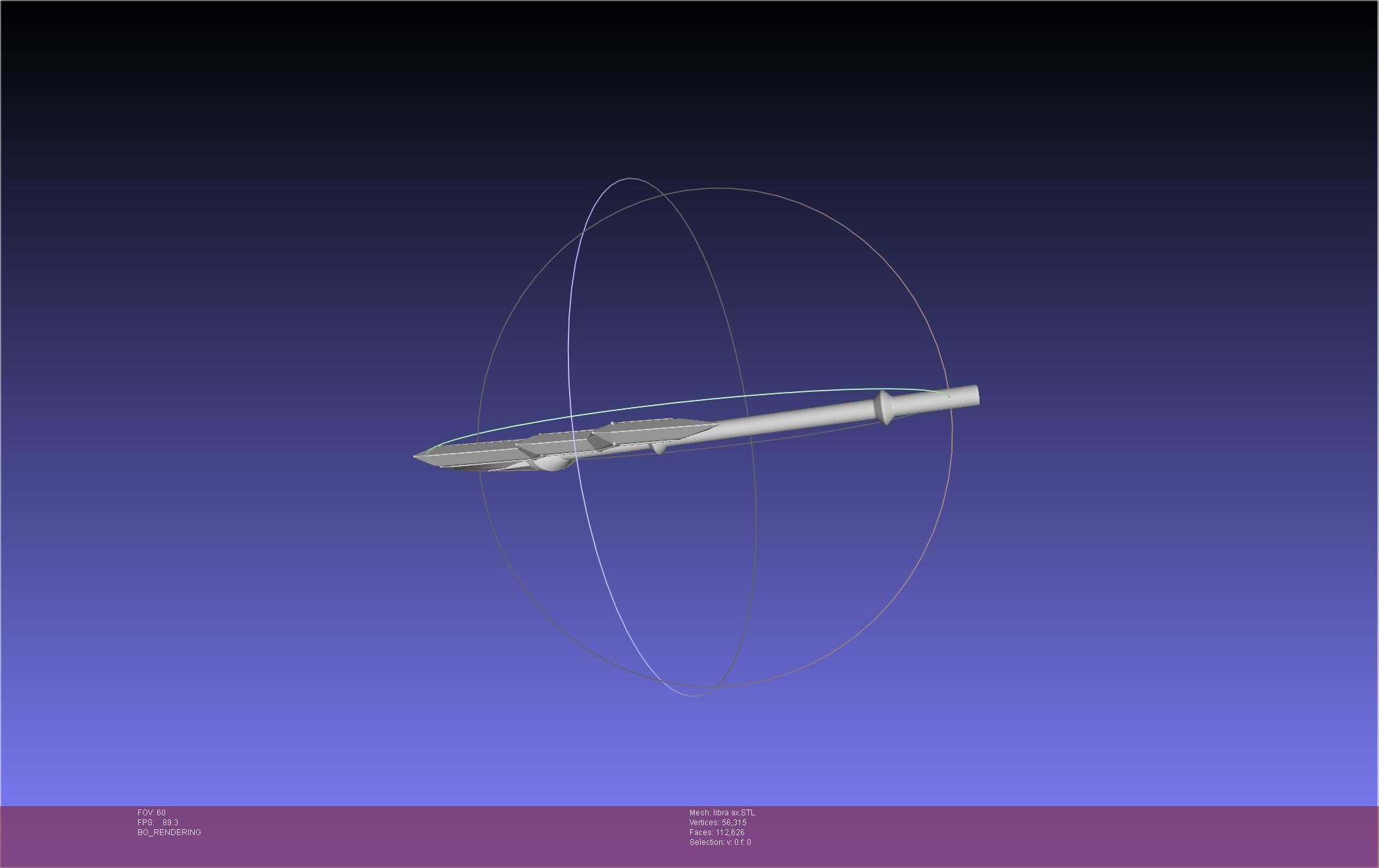 Fire Emblem Libra Axe 3D print model_15