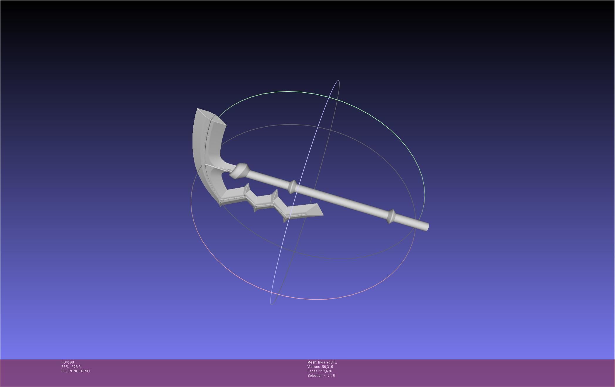 Fire Emblem Libra Axe 3D print model_18