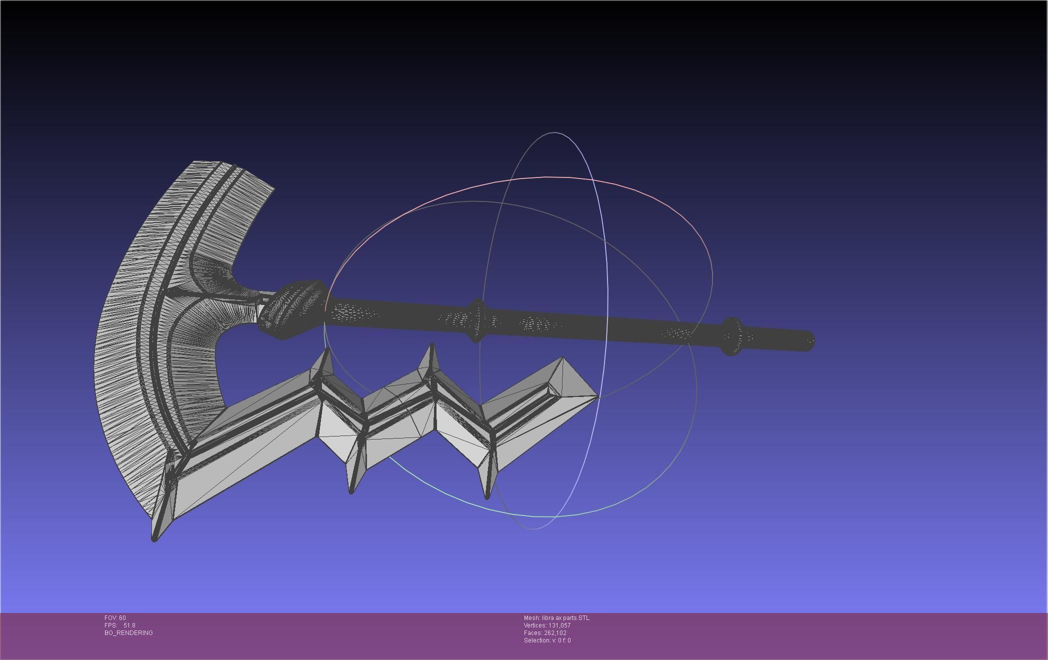 Fire Emblem Libra Axe 3D print model_57