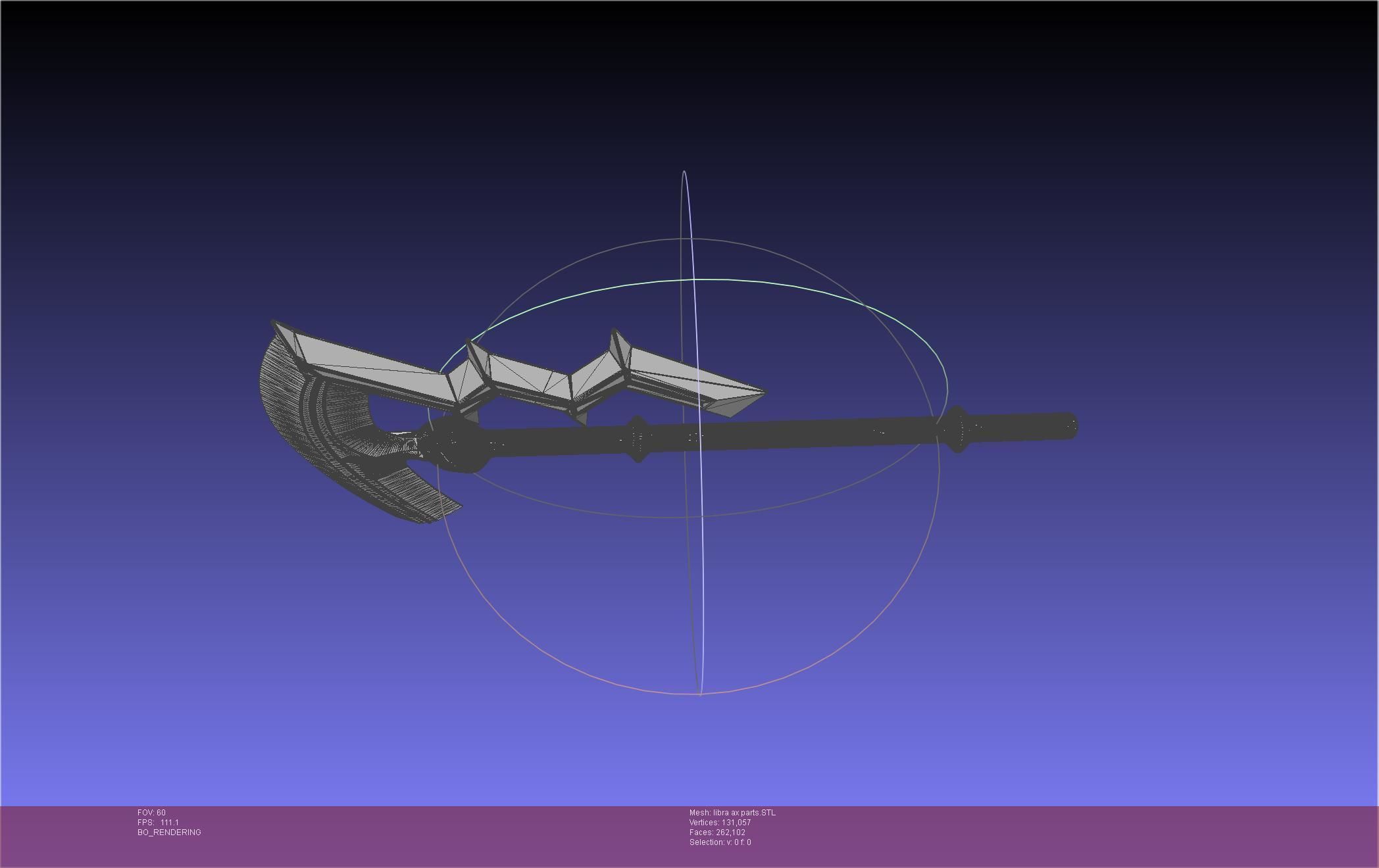 Fire Emblem Libra Axe 3D print model_54