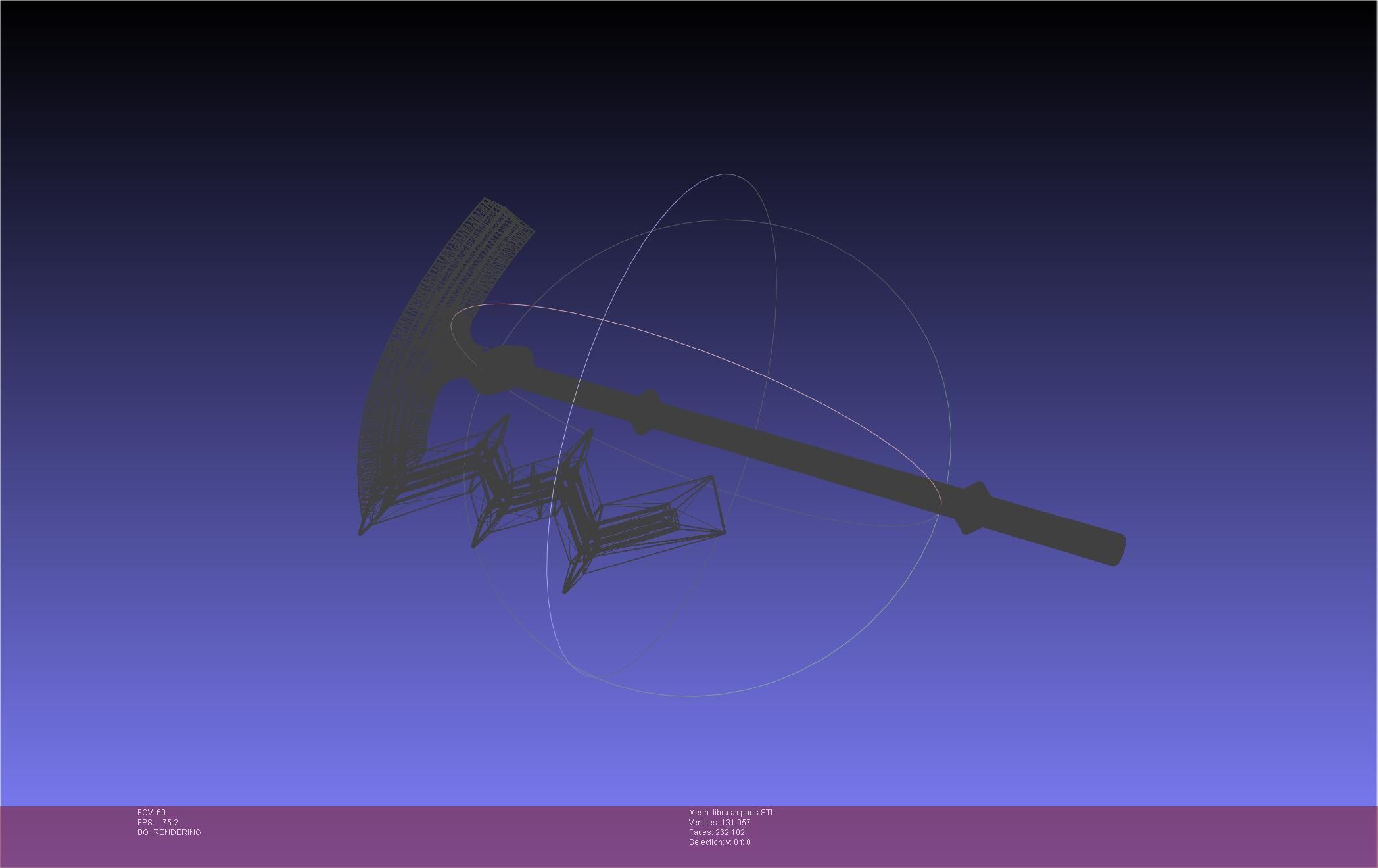 Fire Emblem Libra Axe 3D print model_49