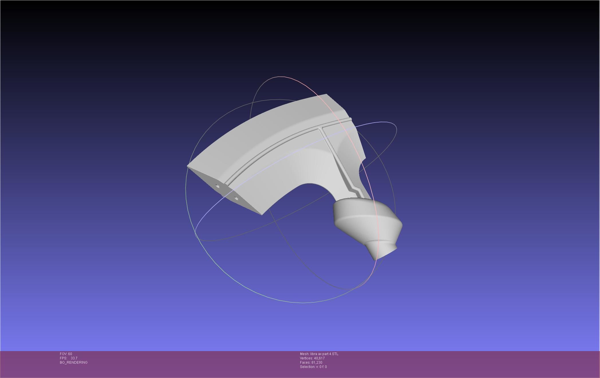 Fire Emblem Libra Axe 3D print model_75