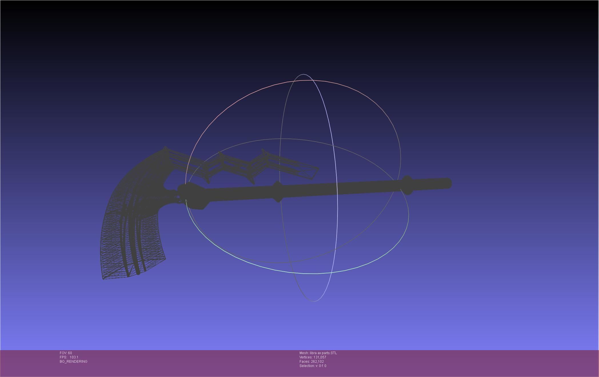 Fire Emblem Libra Axe 3D print model_52