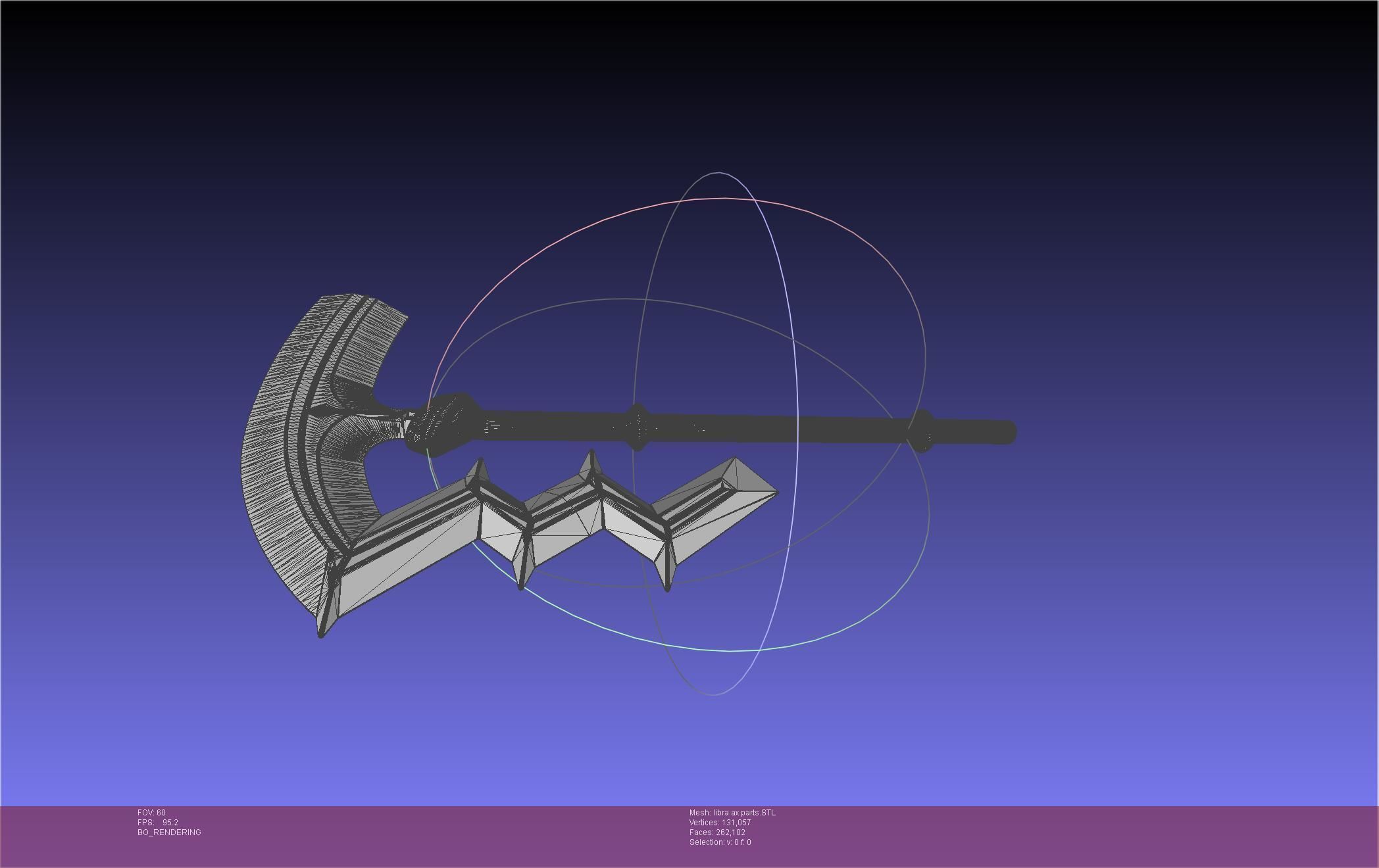 Fire Emblem Libra Axe 3D print model_55