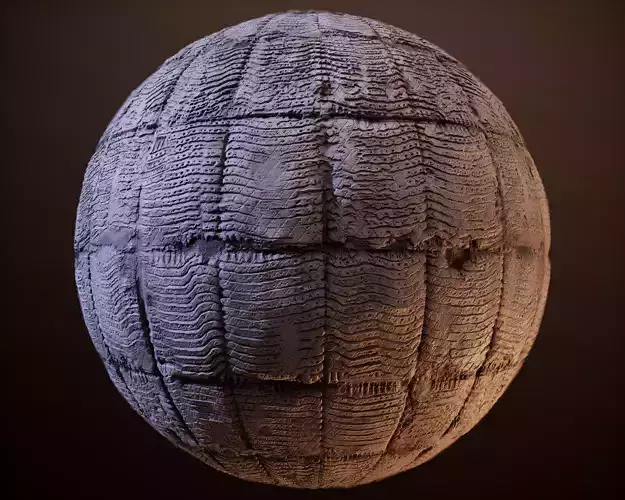 Seamless Broken Tile PBR Texture Texture