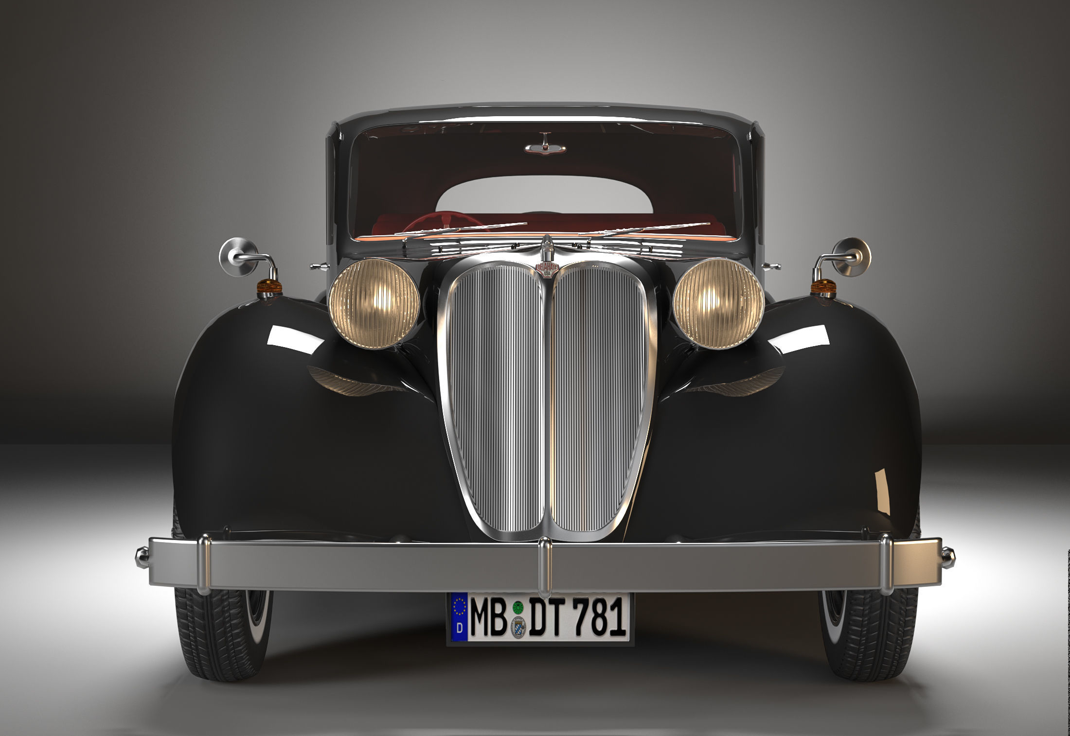 delahaye 135m 1938 3D model_3