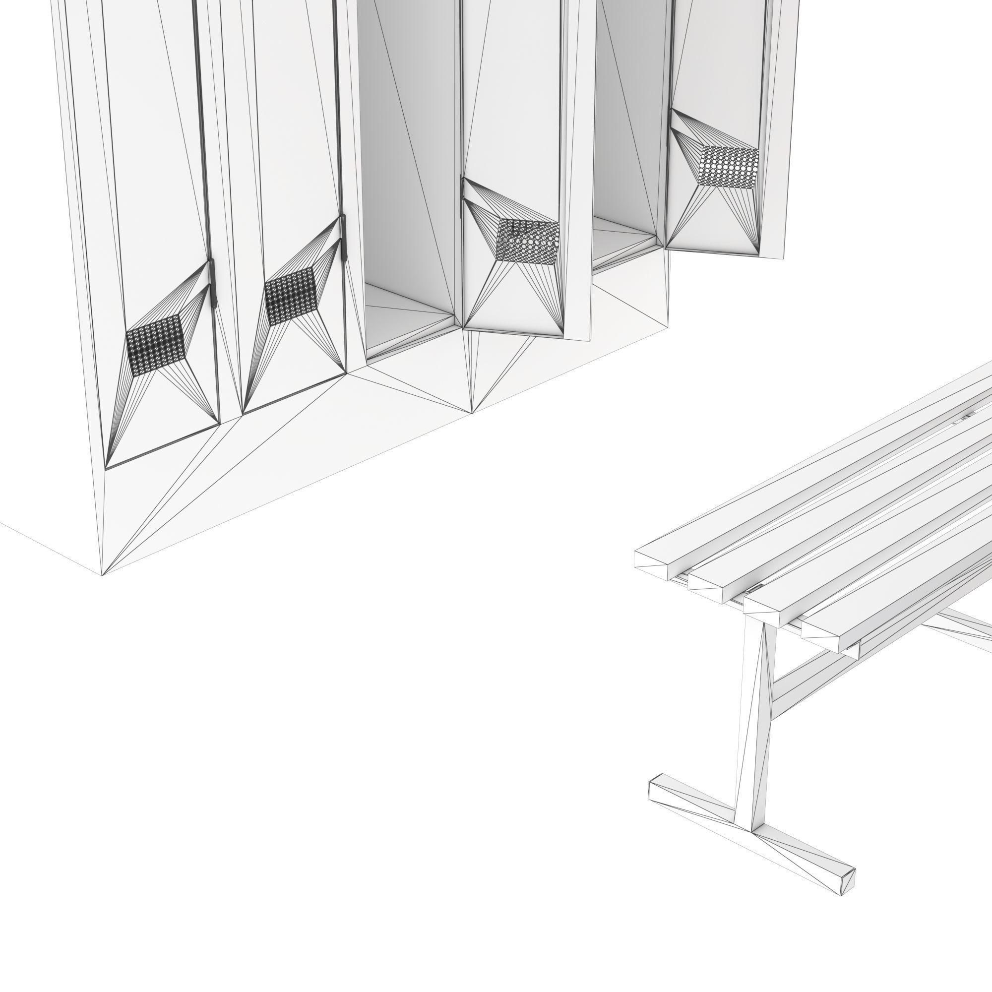 Metal Cabinet - Jordan 3D model_5