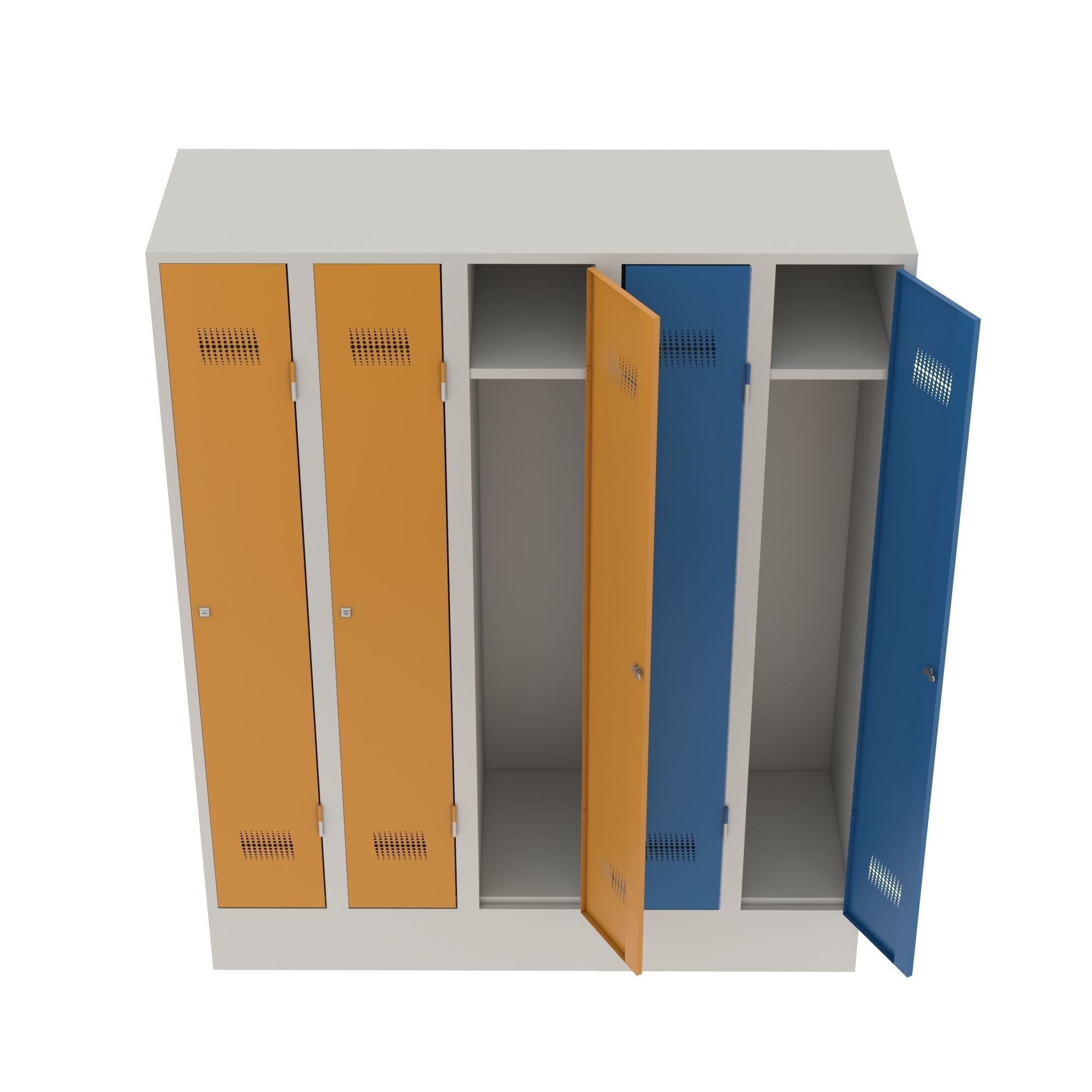 Metal Cabinet - Jordan 3D model_4