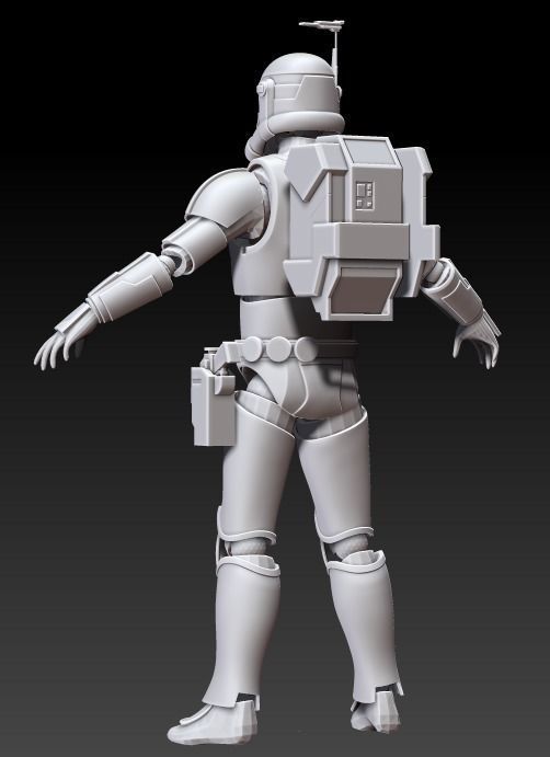 The Bad batch - Imperial Crosshair Full Size Armor 3D Files 3D print model_1