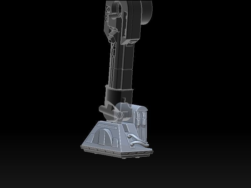 Princess Leia and R2D2 3D print model_38