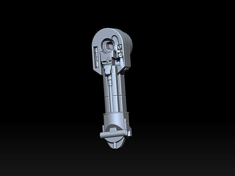 Princess Leia and R2D2 3D print model_33