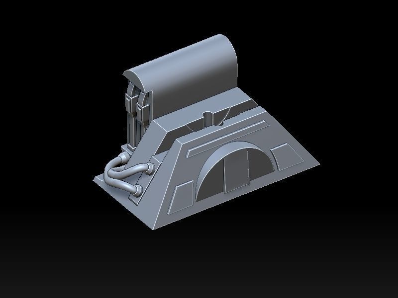 Princess Leia and R2D2 3D print model_35