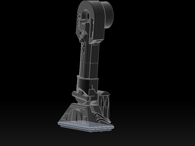 Princess Leia and R2D2 3D print model_37