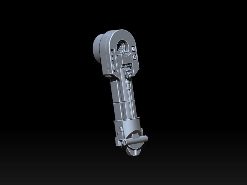 Princess Leia and R2D2 3D print model_36