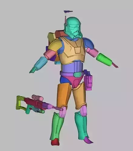 Imperial Crosshair One12 scale figure custom STL 3D print model