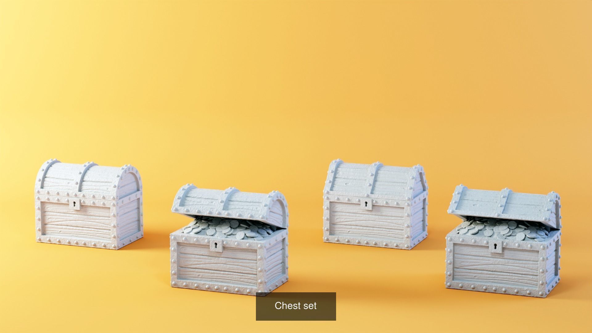 Furnitures and accessories for gaming 3D Model Collection_4