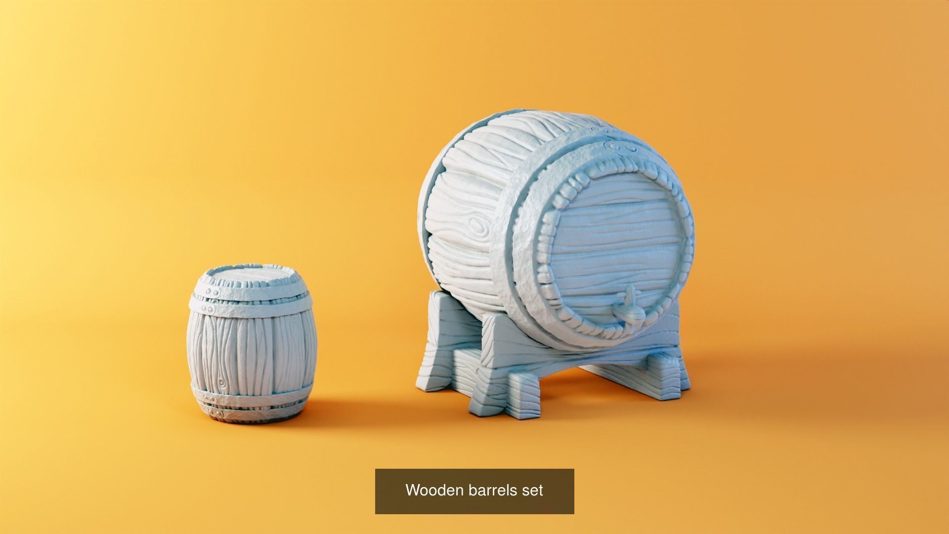 Furnitures and accessories for gaming 3D Model Collection_1