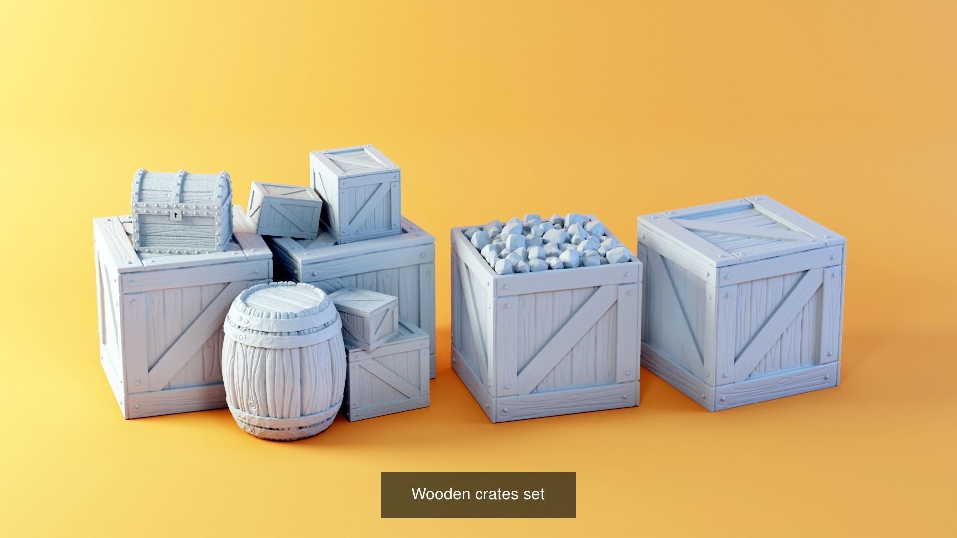 Furnitures and accessories for gaming 3D Model Collection_2
