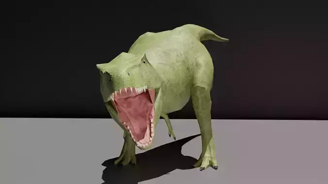 Tyrannosaurus rex Low-poly 3D model