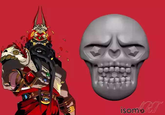 Hades Belt Buckle - Hades by Supergiant Games 3D print model