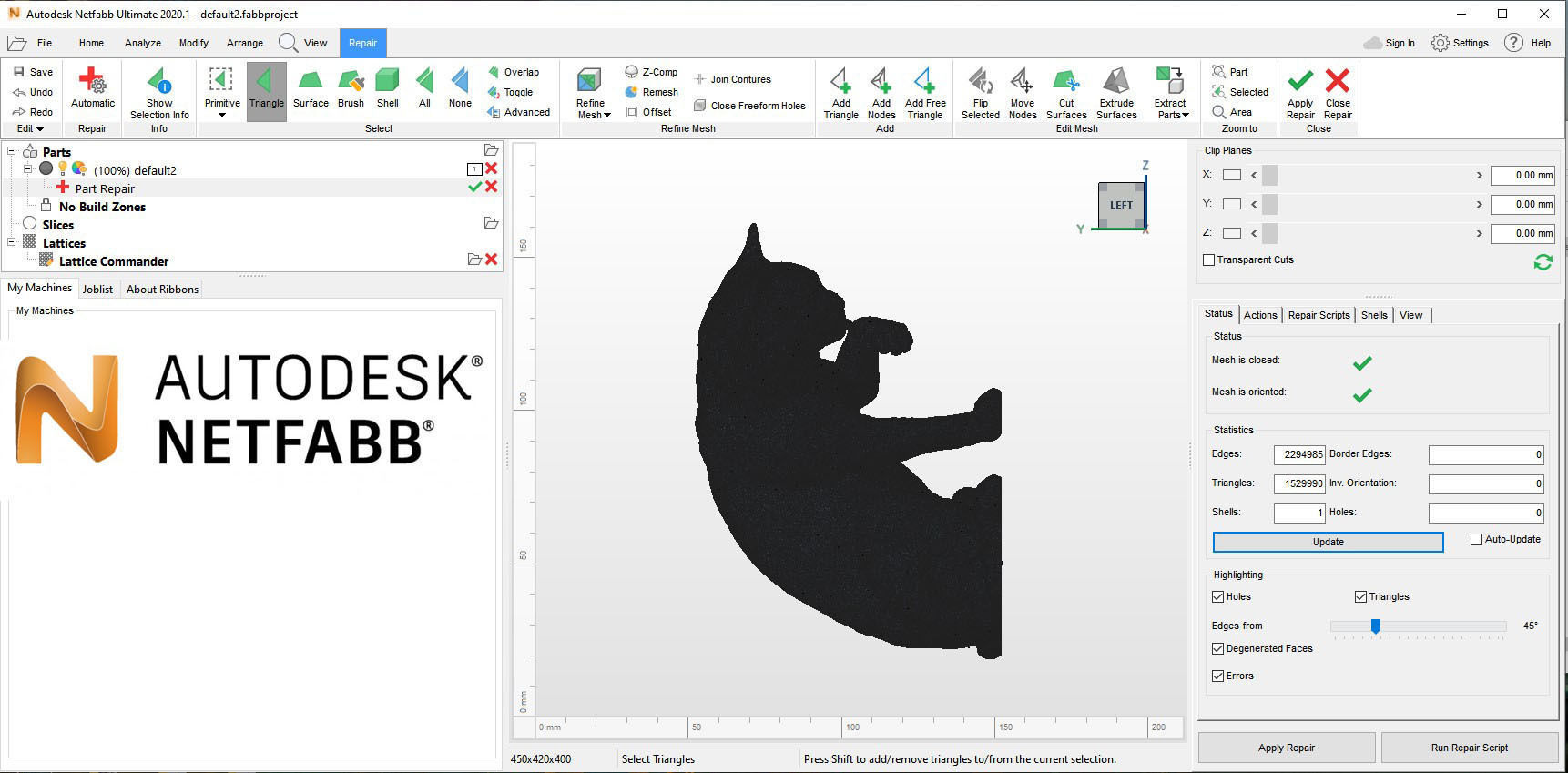 Cat for 3d printing 3D print model 3D print model_8