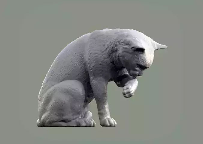 Cat for 3d printing 3D print model 3D print model