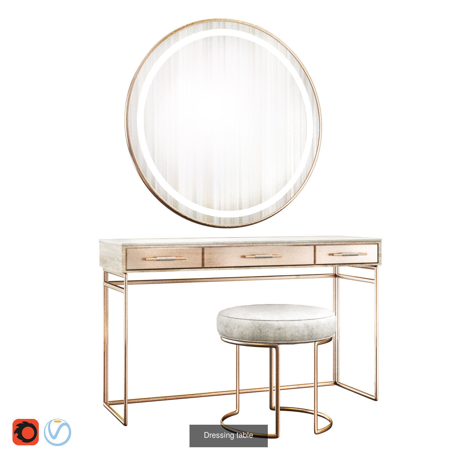 Beauty Salon Designings 3D Model Collection_25