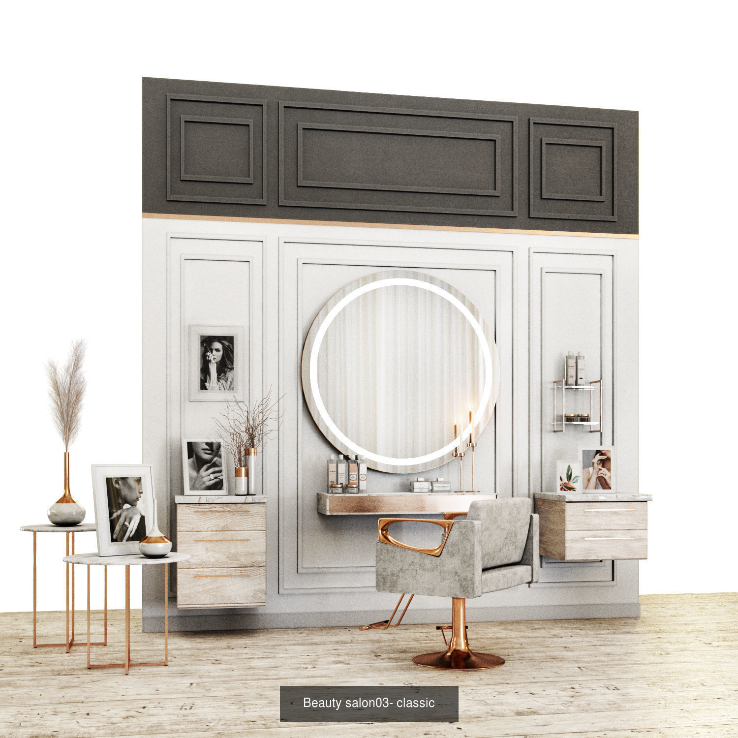 Beauty Salon Designings 3D Model Collection_18