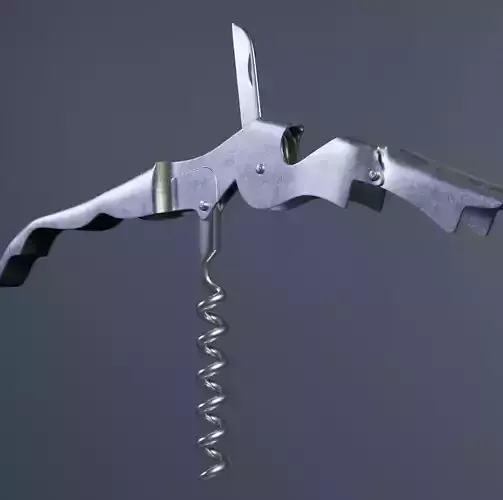 Wine opener 3D model