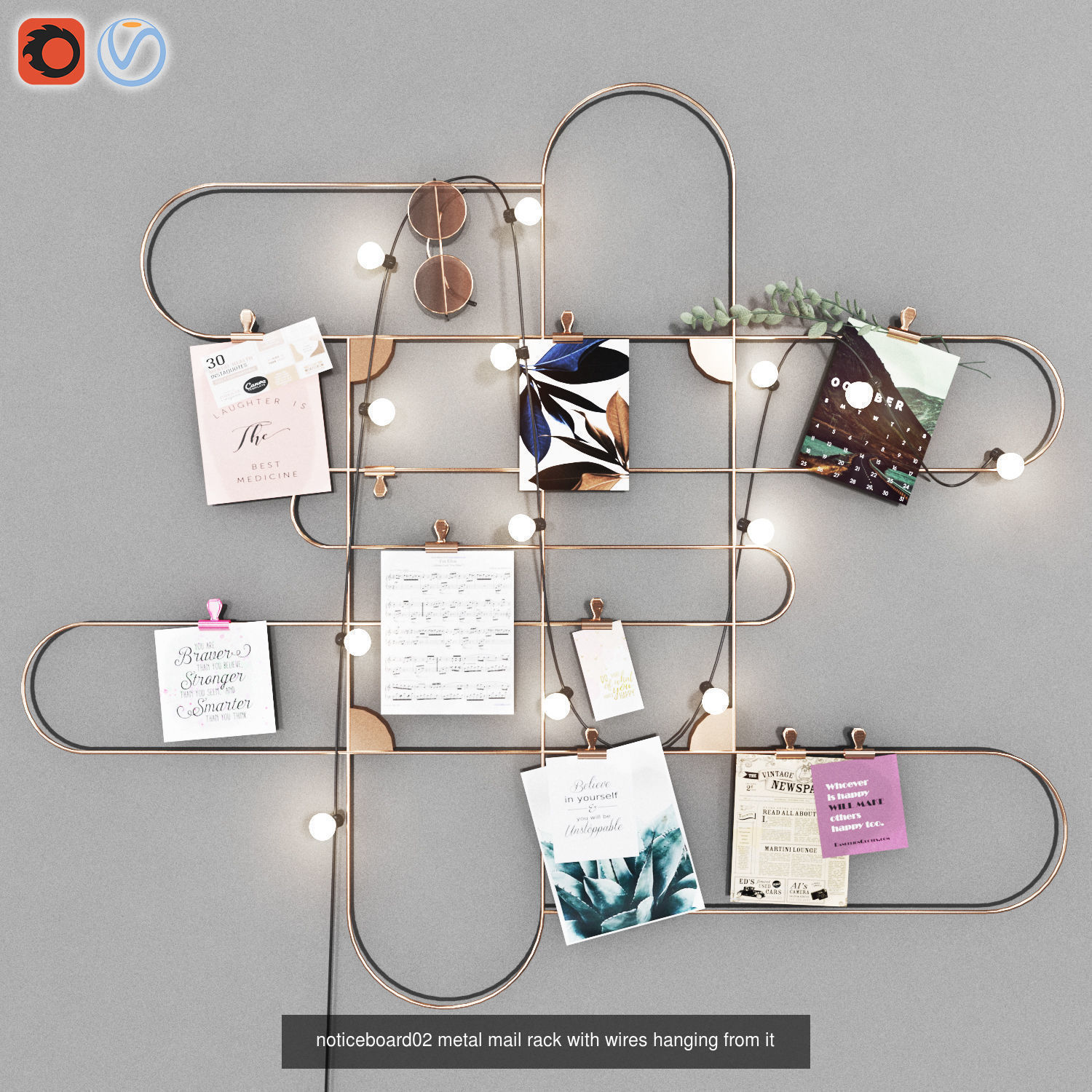 Store Set display-showcases 3D Model Collection_14