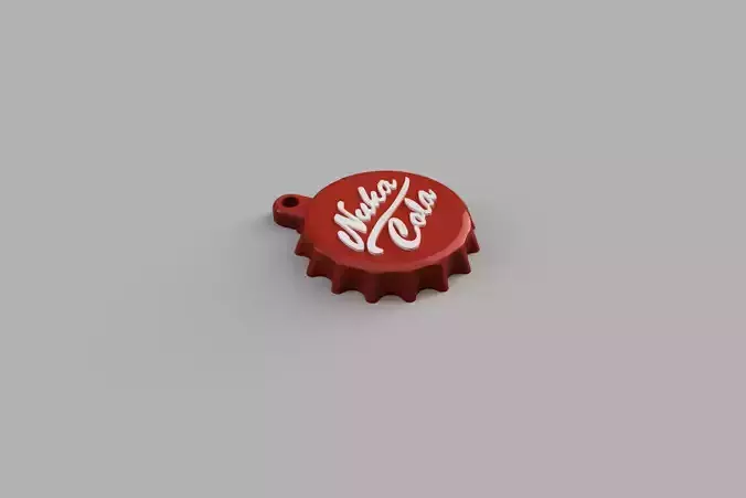 Keychain bottle cap