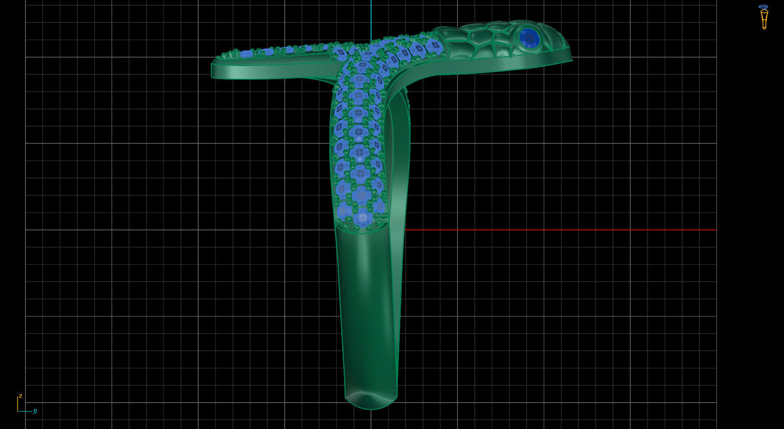 SNAKE RING 3D print model_4