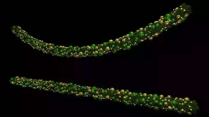 Christmas Garlands with Baubles