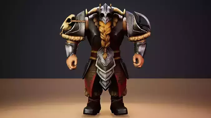 Stylized Viking Warrior