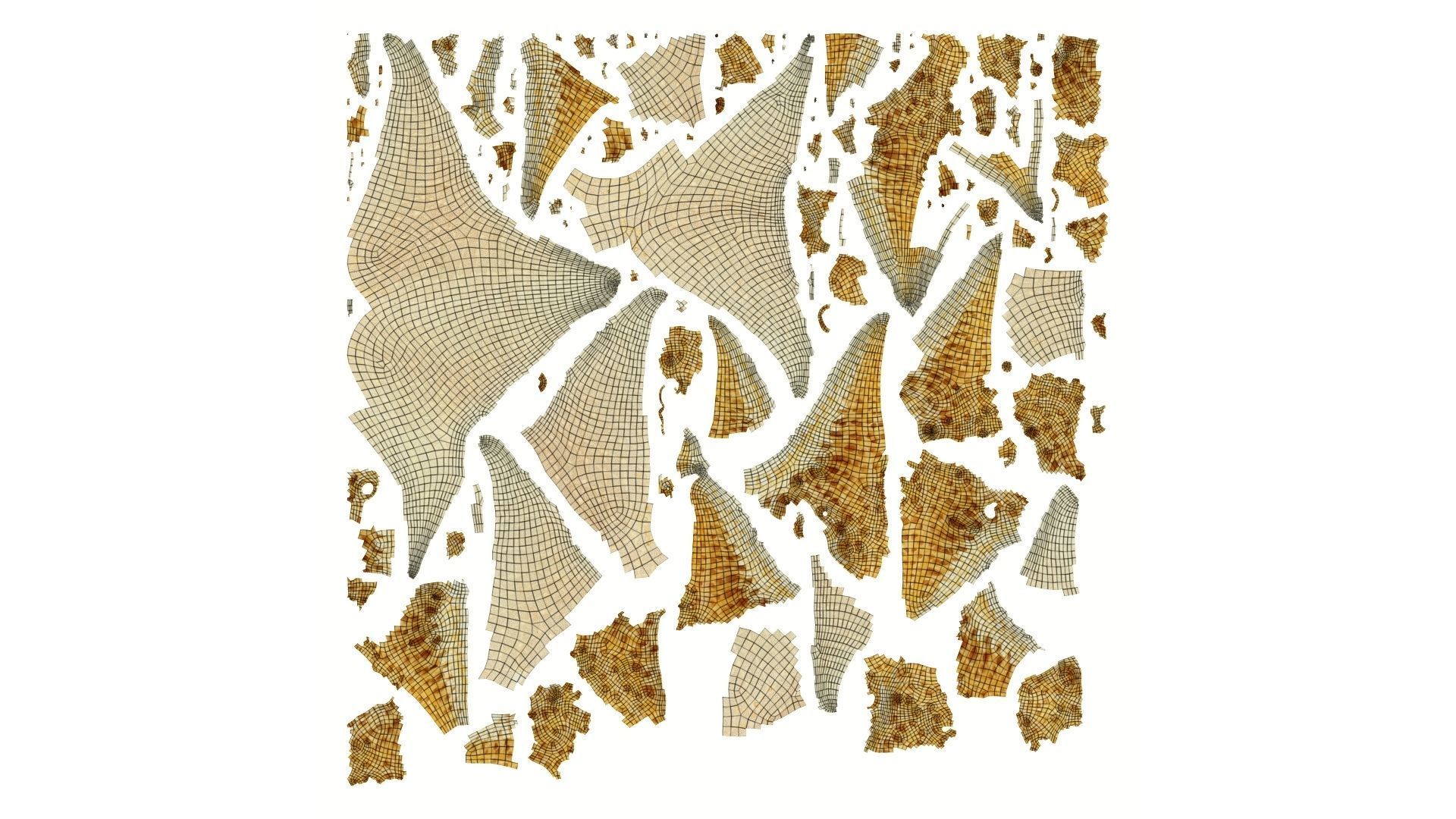 White Natural Starfish Raw Scanned 3D model_14