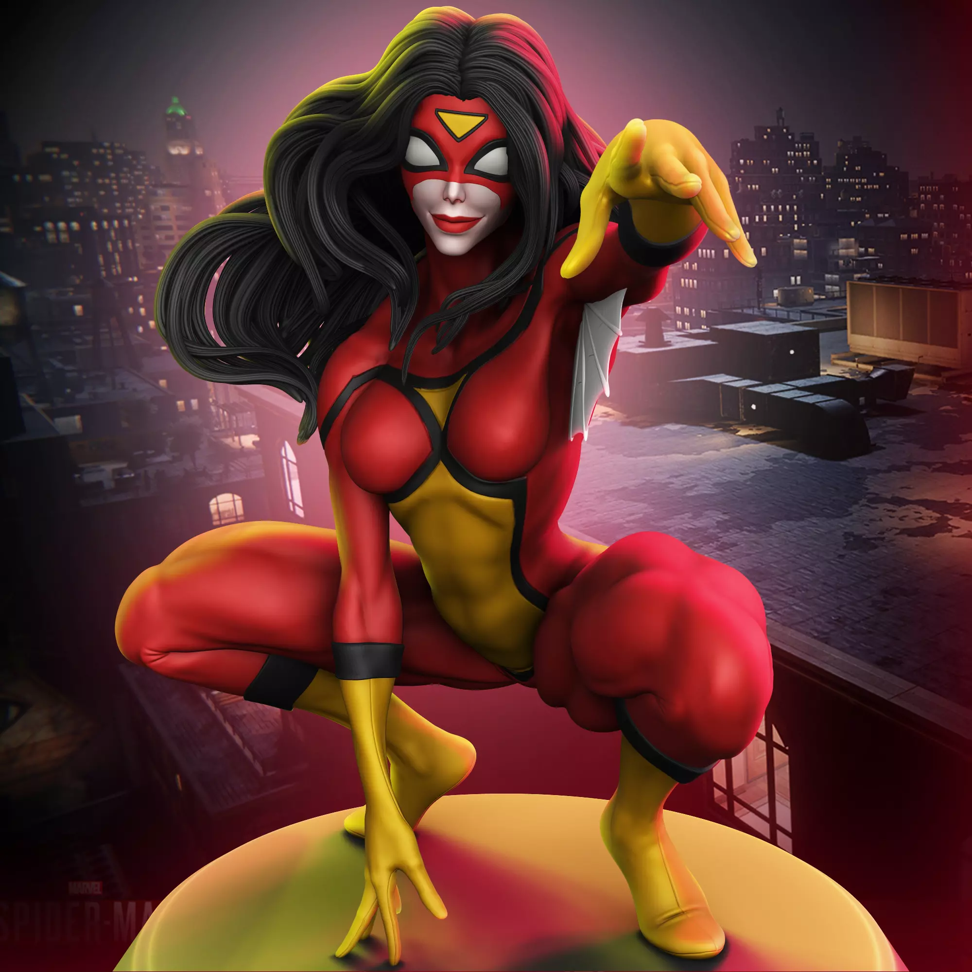 Spider Woman - Spider Man 3D print model_0