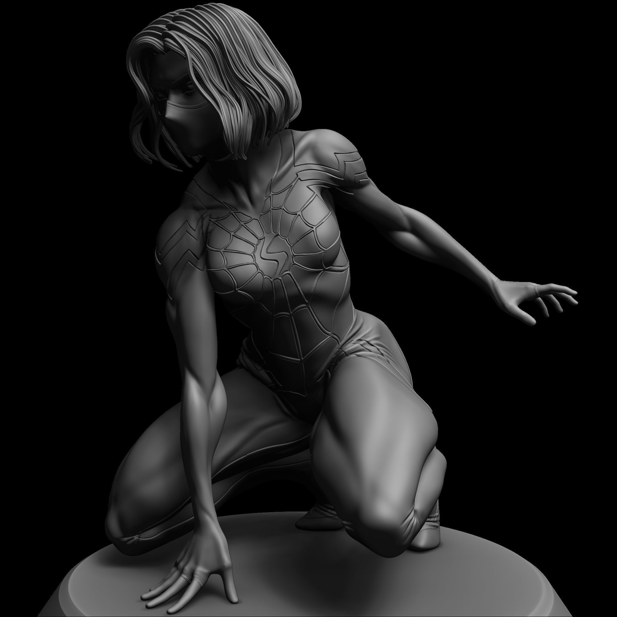Spider Womans - Spider Man Bundle 3D Model Collection_9