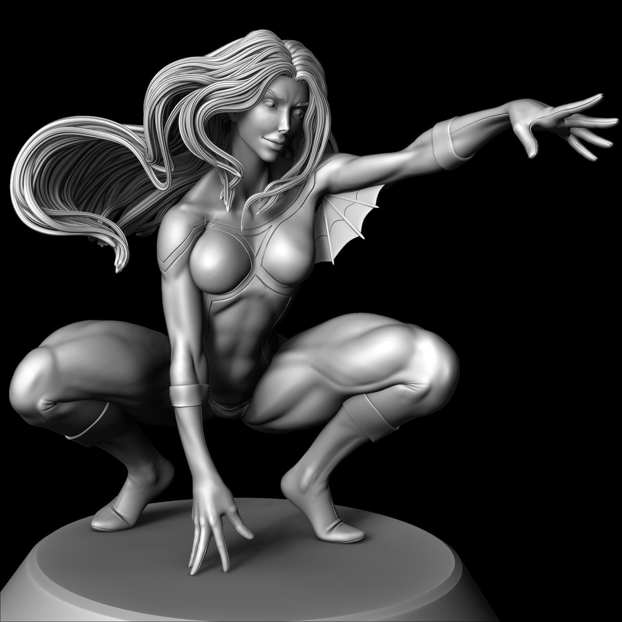 Spider Womans - Spider Man Bundle 3D Model Collection_4