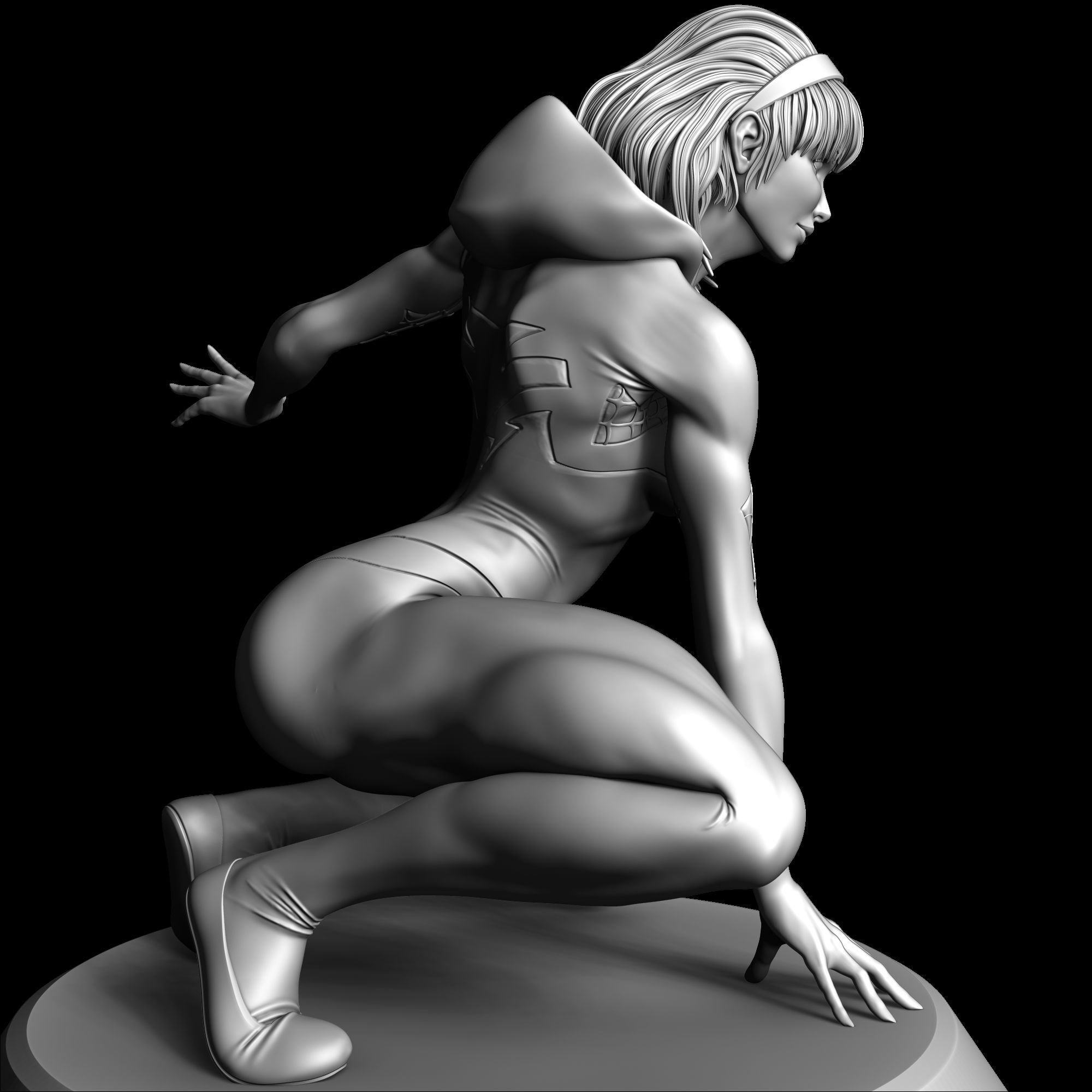 Spider Womans - Spider Man Bundle 3D Model Collection_10