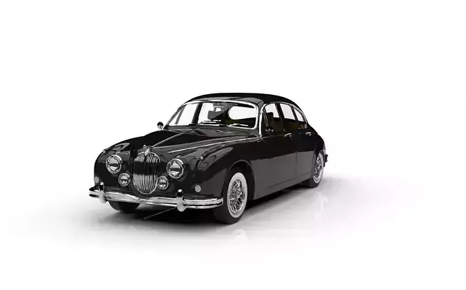 Jaguar MK2 -1962 Free 3D model