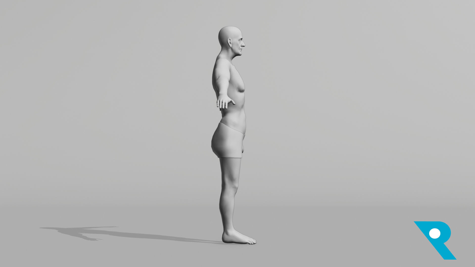 Realistic Male Character - Grandpa Mojo 3D model_10