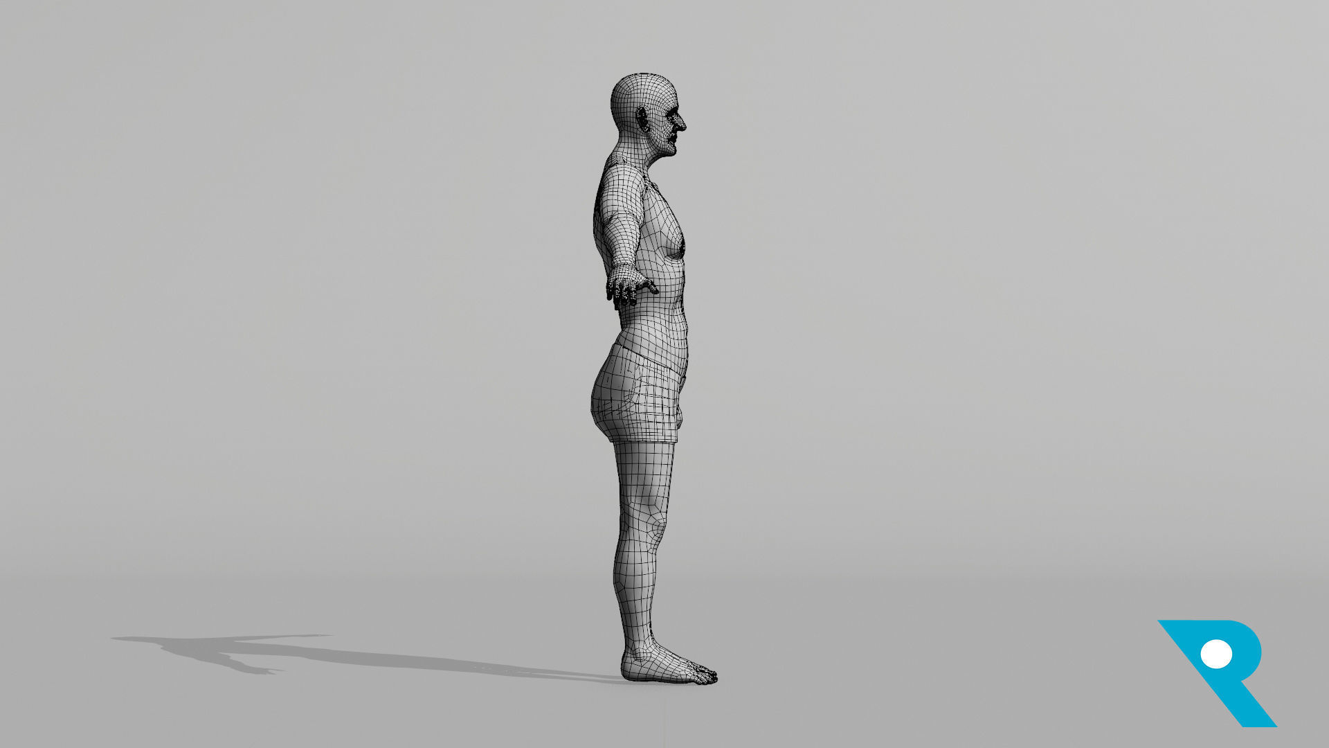 Realistic Male Character - Grandpa Mojo 3D model_3