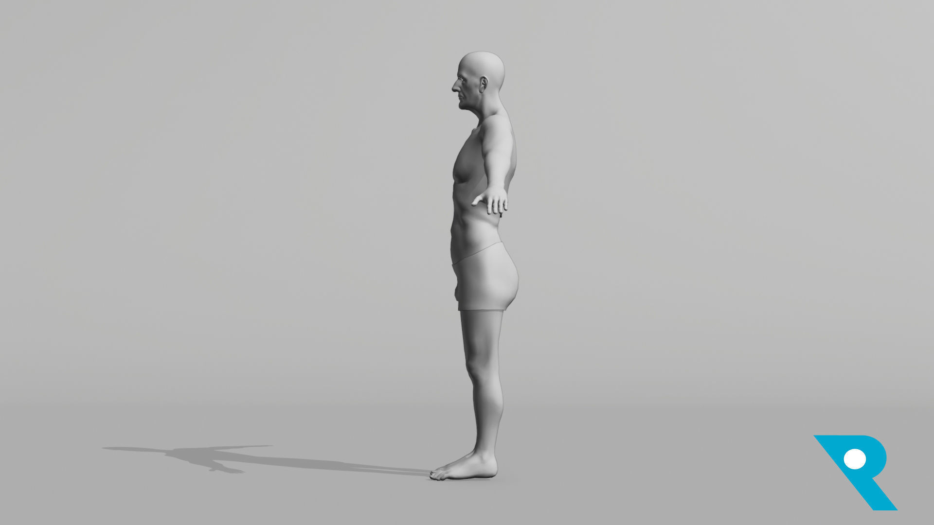 Realistic Male Character - Grandpa Mojo 3D model_11