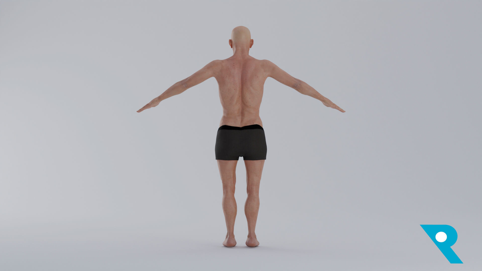 Realistic Male Character - Grandpa Mojo 3D model_5