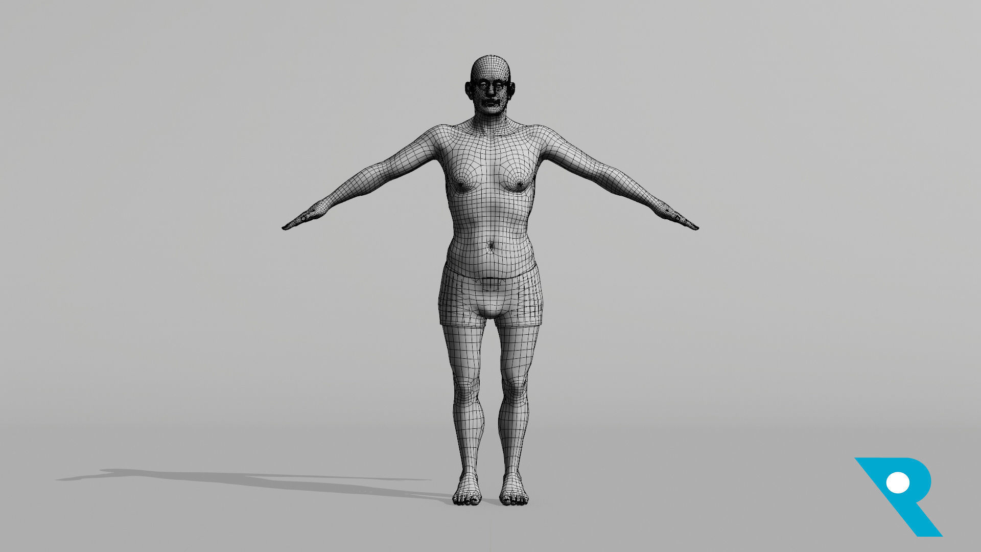 Realistic Male Character - Grandpa Mojo 3D model_12