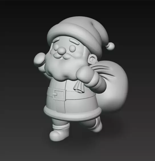 Santa 01 3D print model_0