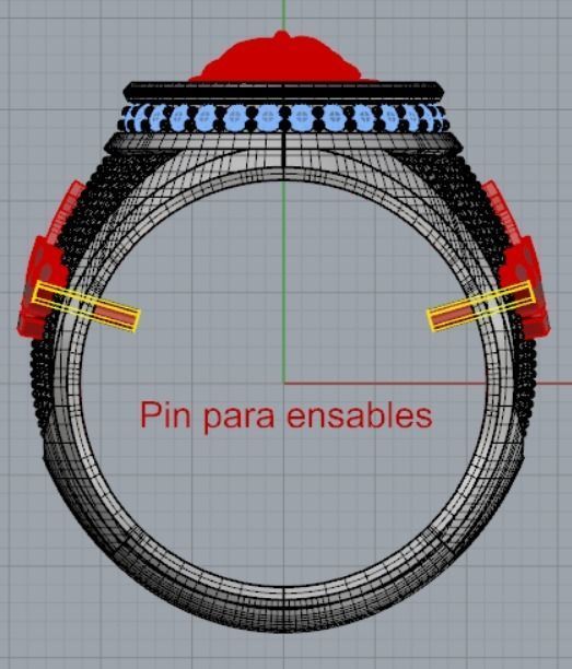 Anillo Jesus Jesus christ ring 3D print model_8
