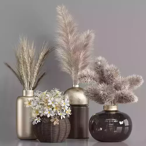 bouquet 02 pampass 3D model